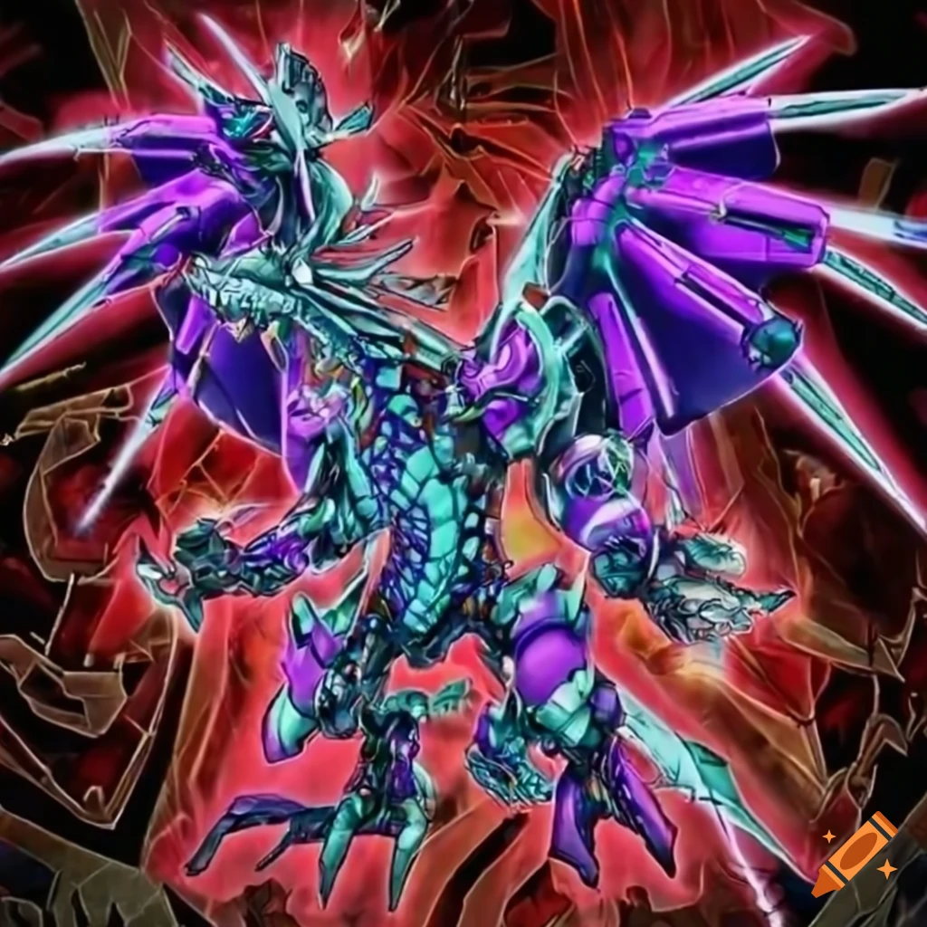 Artwork of winged dragon of ra angel from yu-gi-oh! on Craiyon