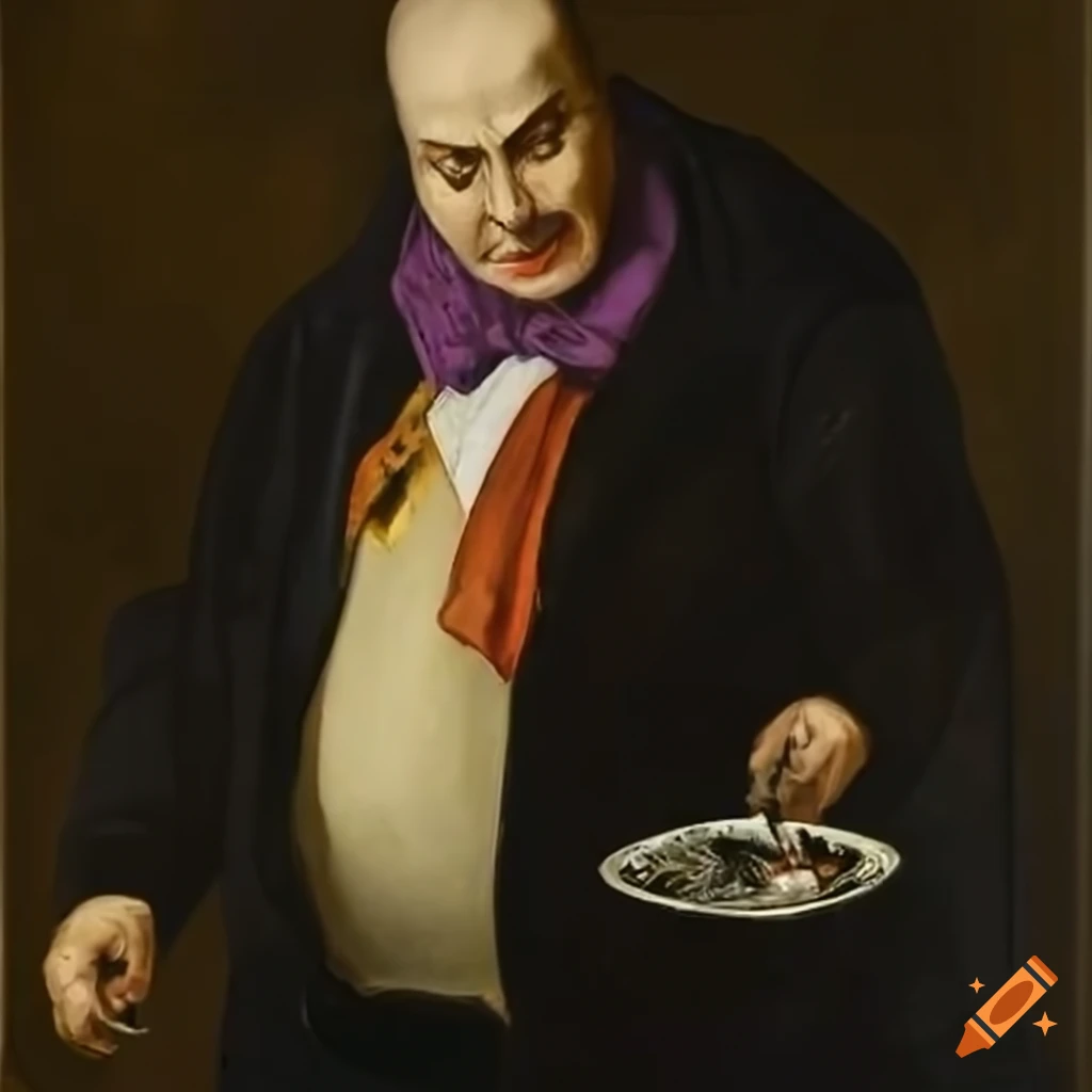 Artistic depiction of the batman villain penguin