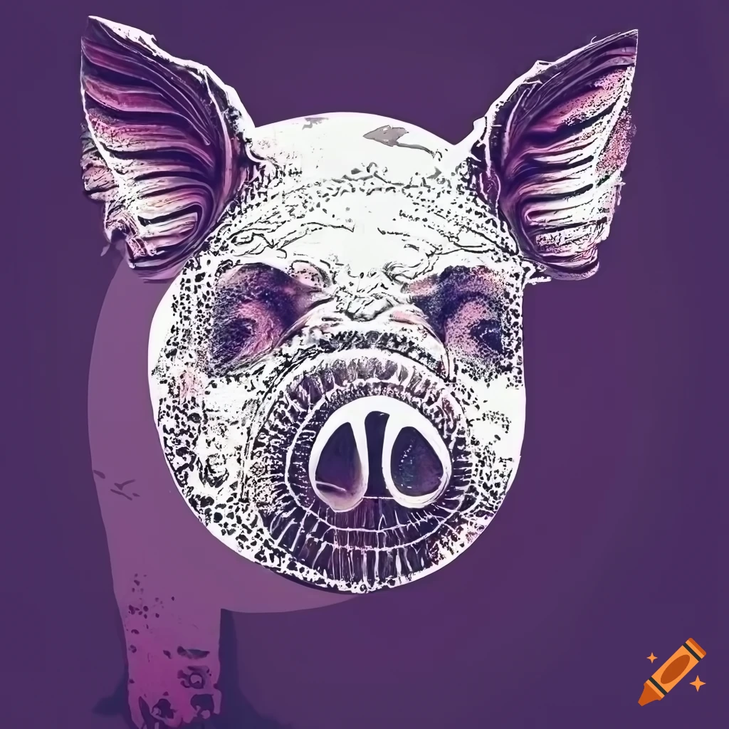 stencil-art-of-a-vibrant-guerrilla-pig-on-craiyon