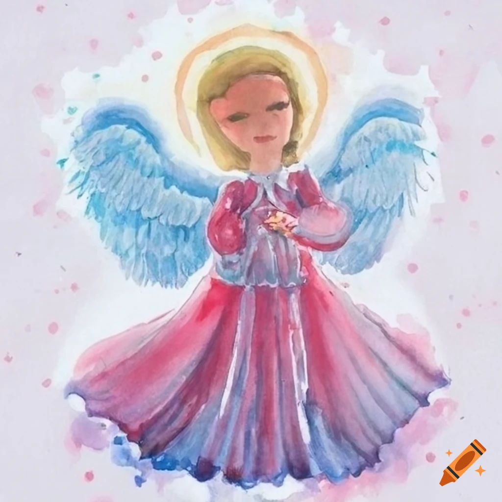 Christmas card angel diy