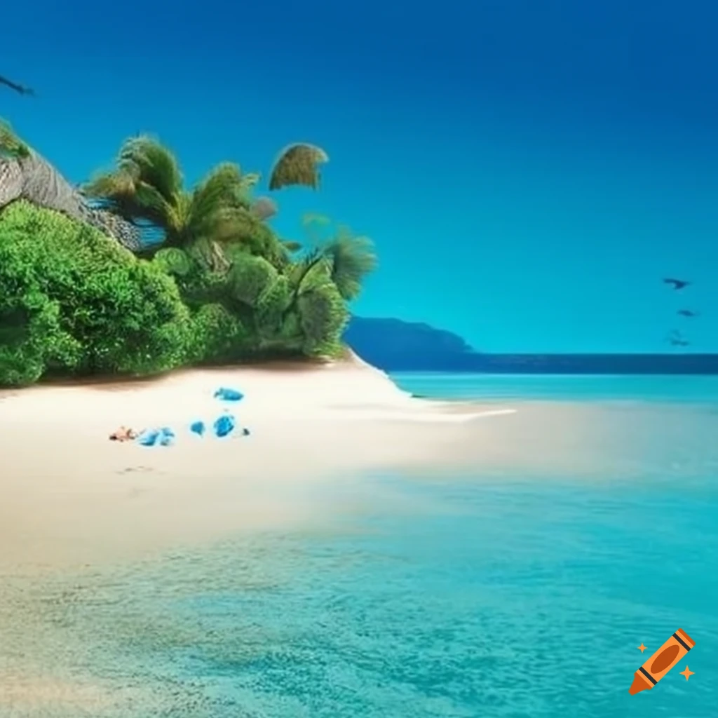 beautiful picture of a dream beach