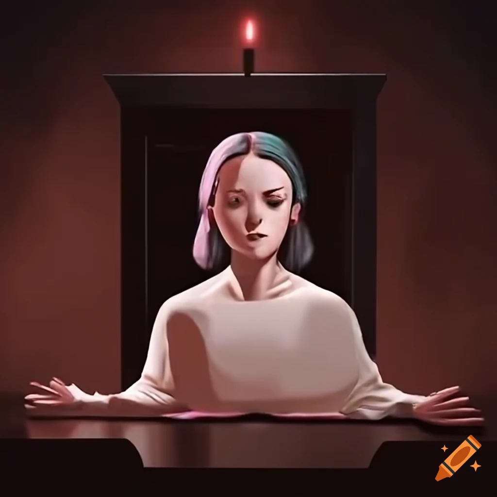 Modern representation of the crucible play with ai