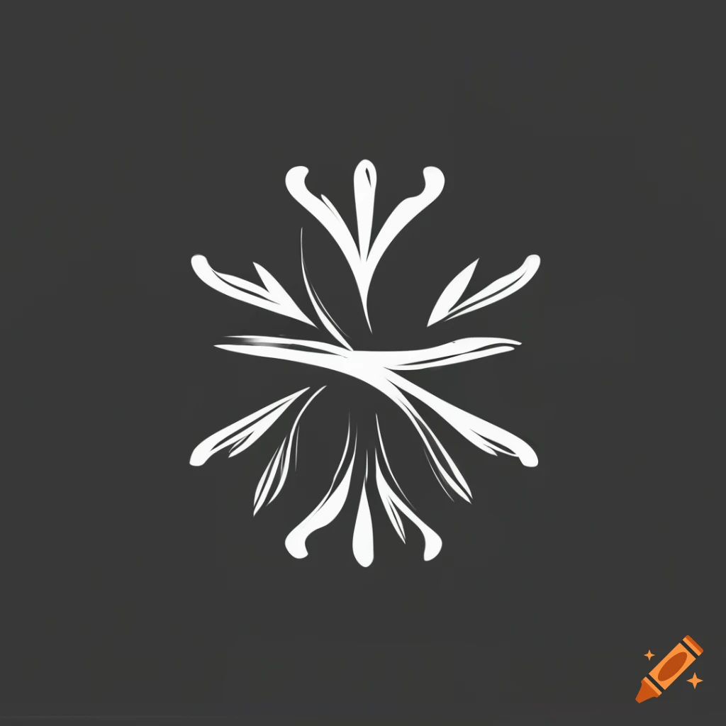 Elegant black and white logo design with a tree
