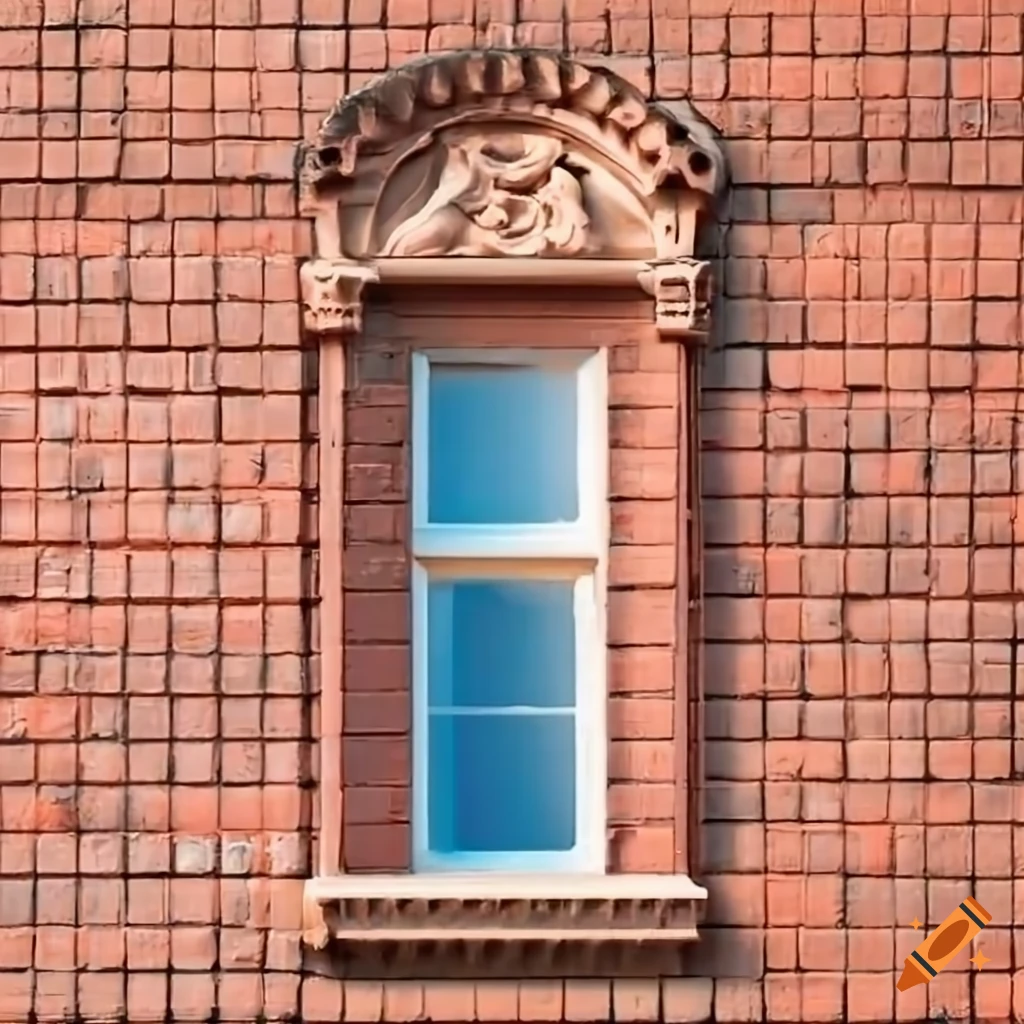 moulding from a brick building