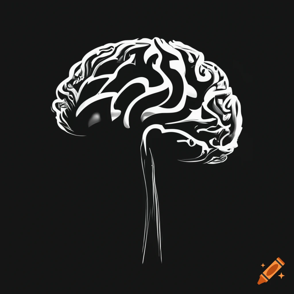 Brain logo design, Brain nft logo Template