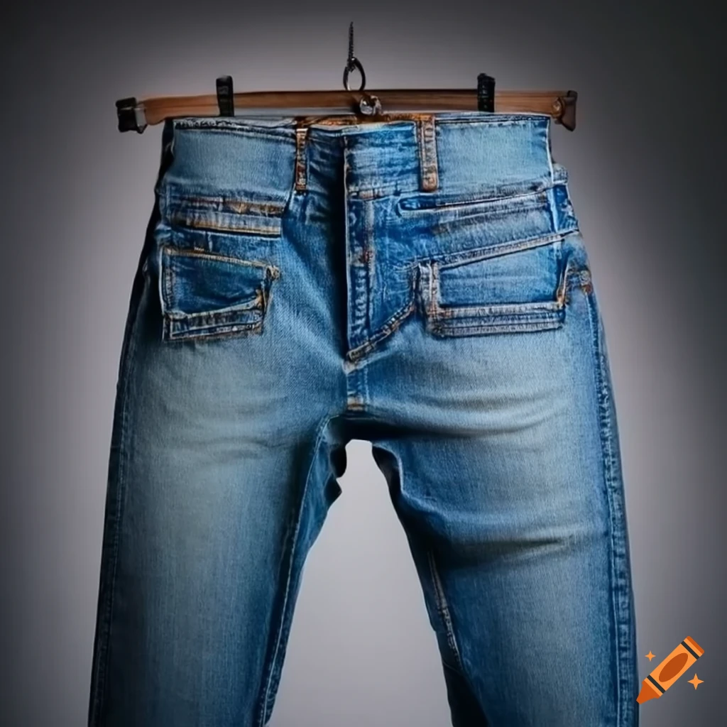 Stylish denim jeans