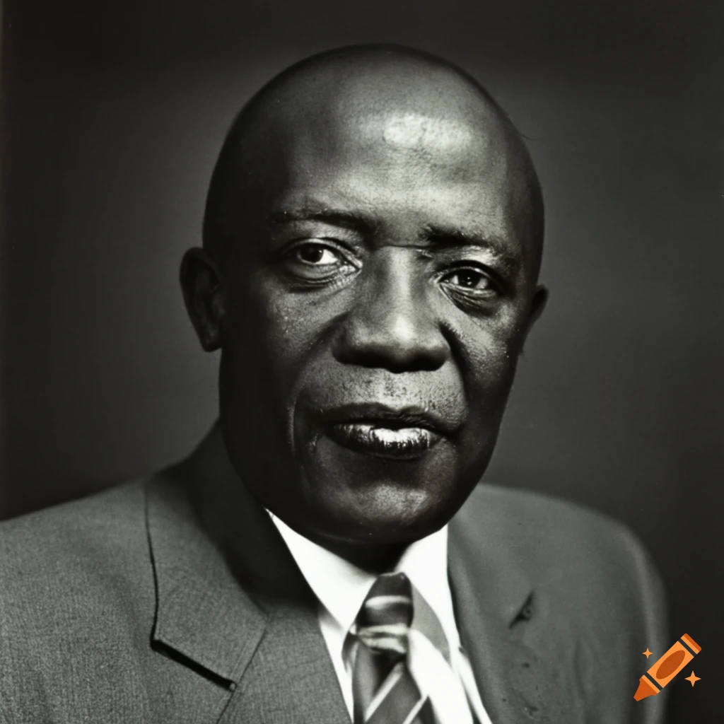 portrait of André Kolingba