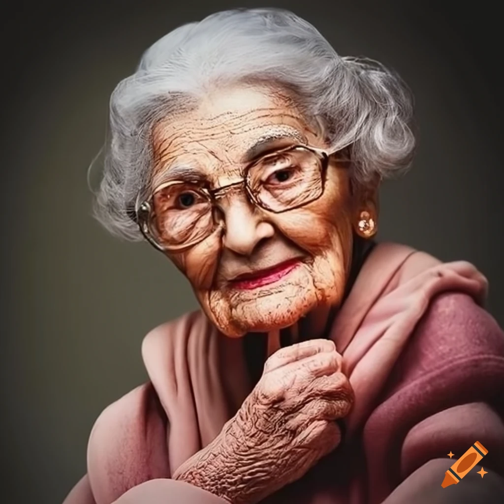 Photograph of a grandmother