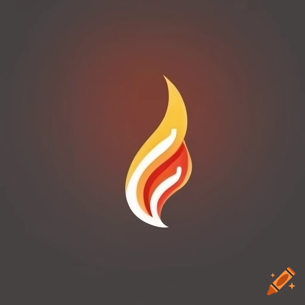 modern fire logo design