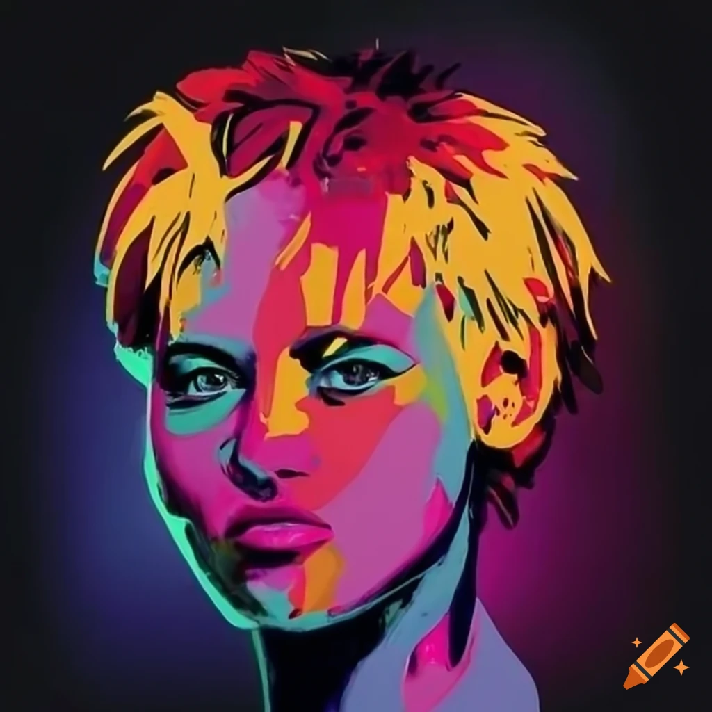 Excitement in pop art style