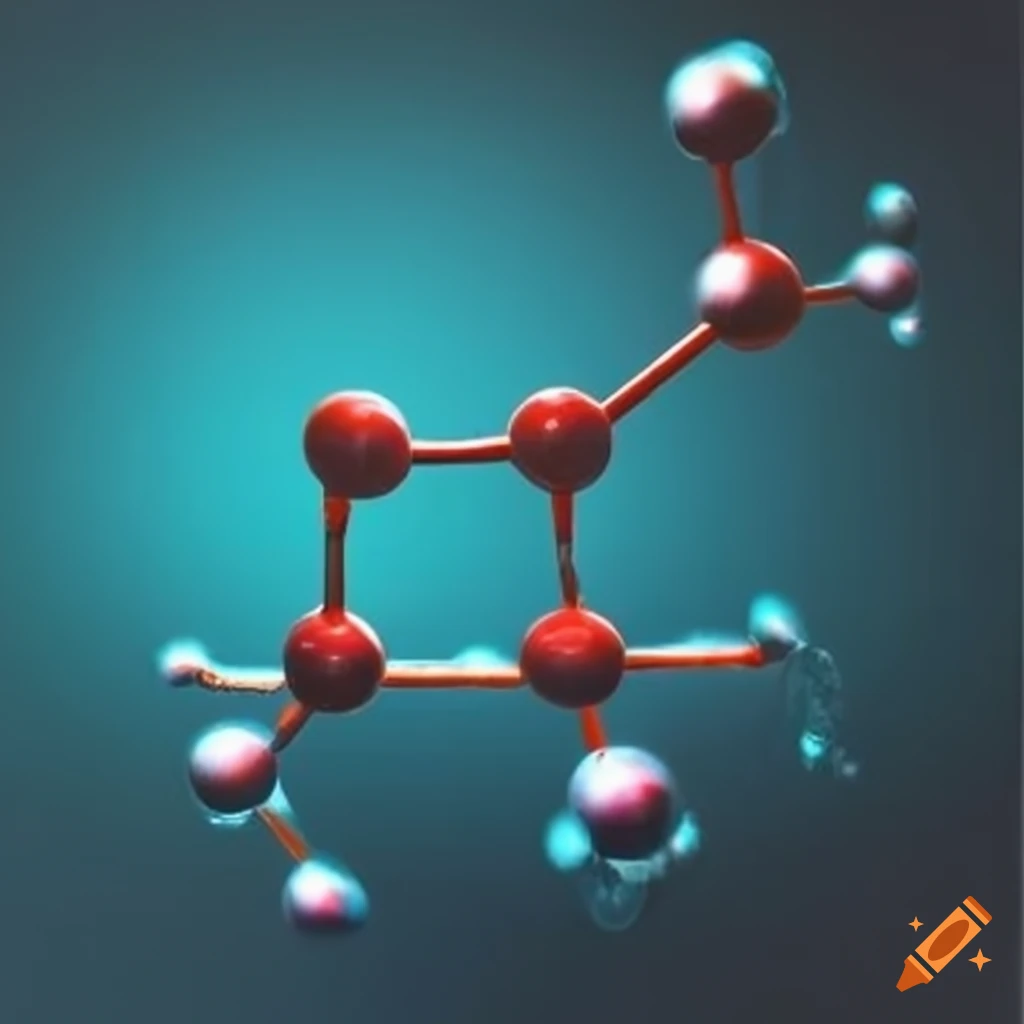 Diagram Of H2o Water Molecules On Craiyon