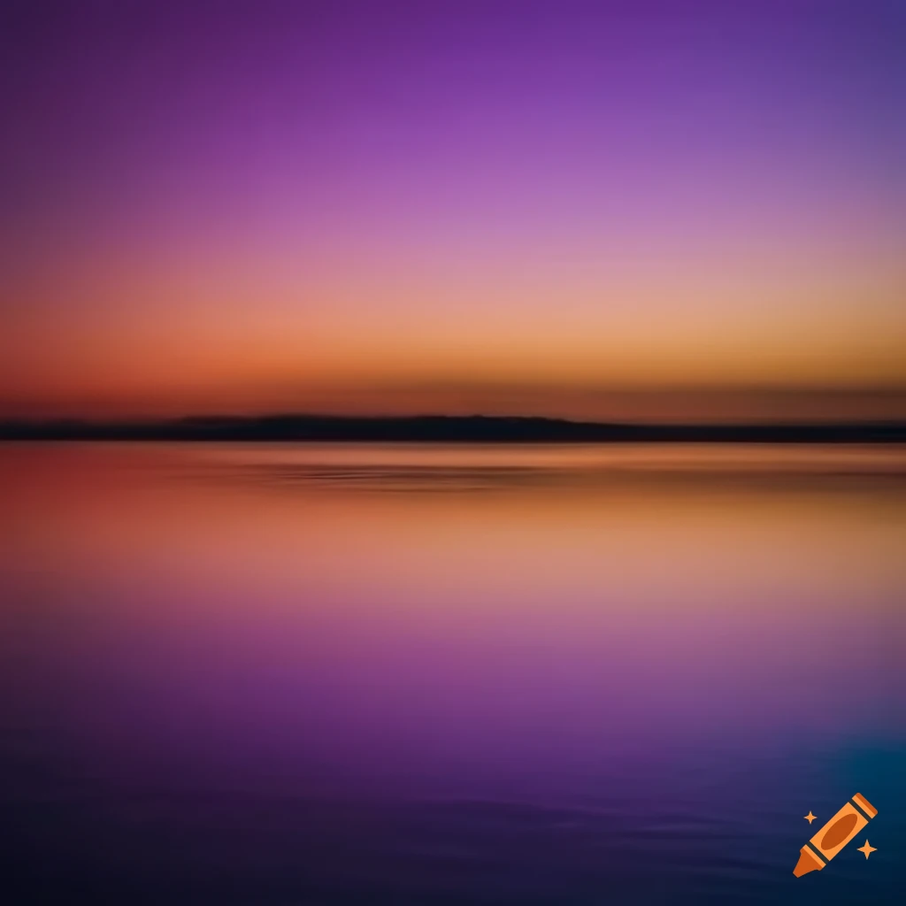 serene morning with vibrant colors on calm waters