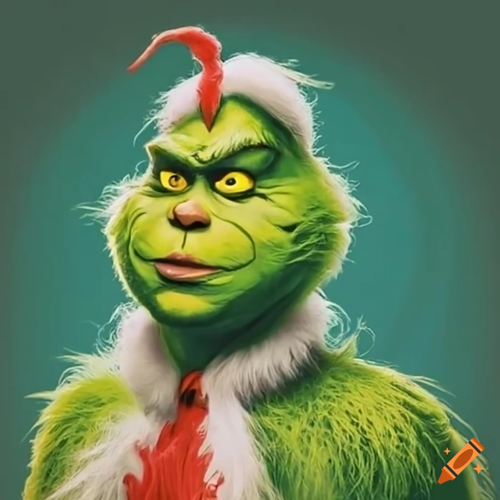 Satirical depiction of viktor orban as the grinch