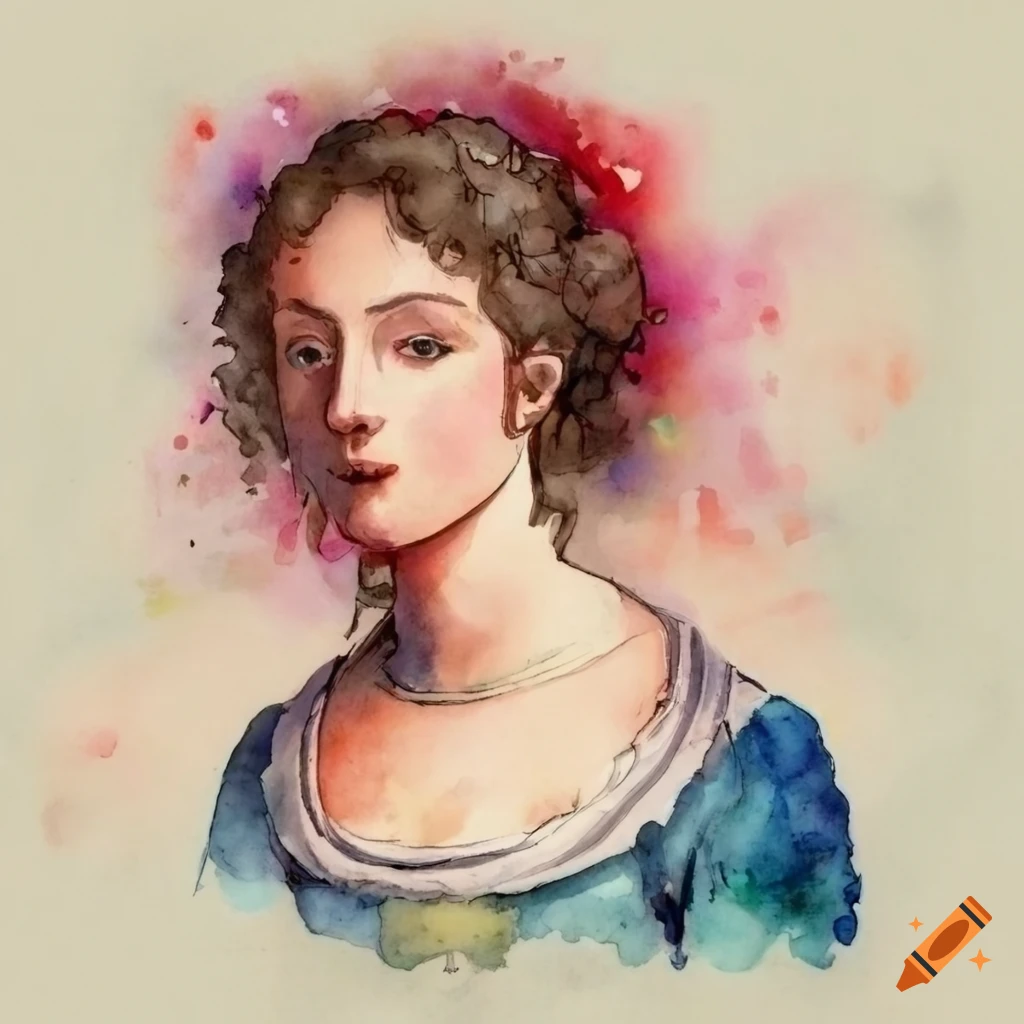 watercolor regency book cover with a man and woman