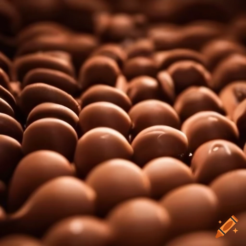 Inside view of a chocolate factory