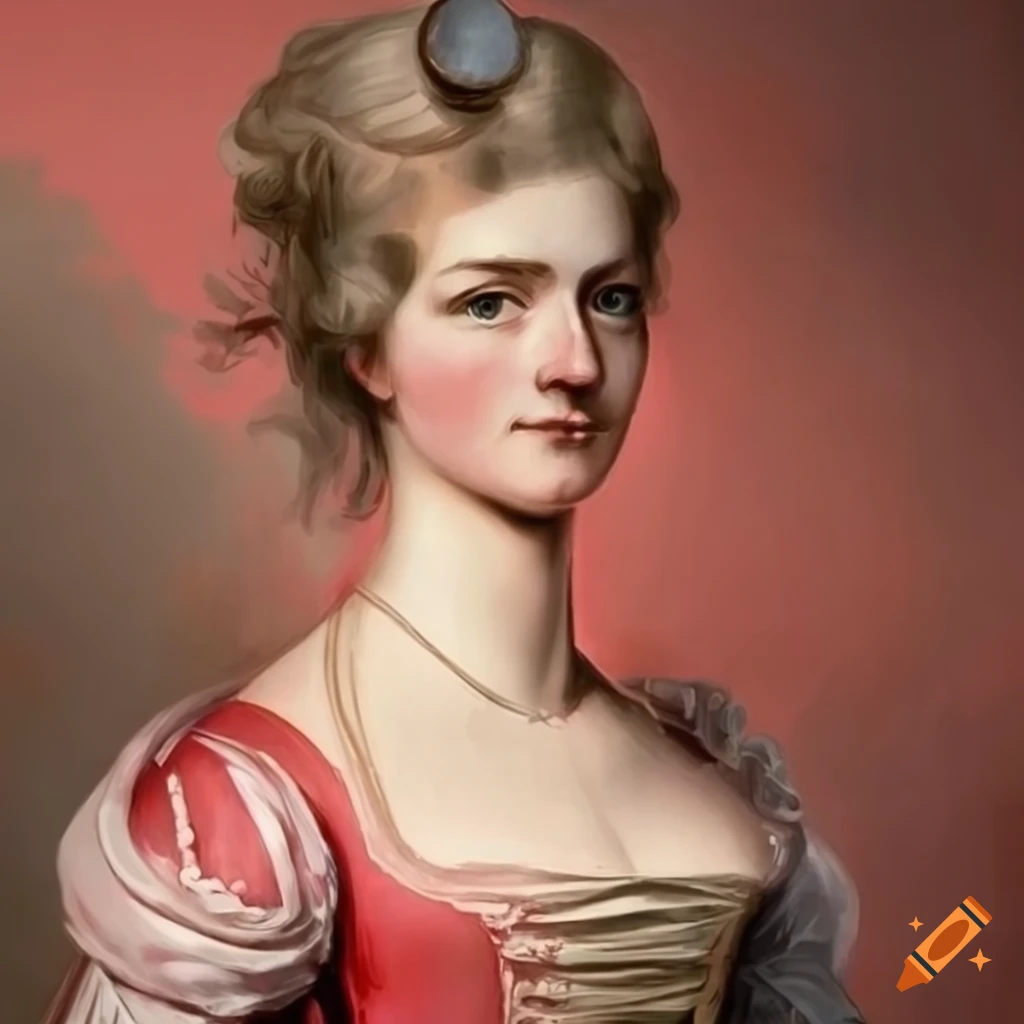 red-dressed woman on a regency book cover