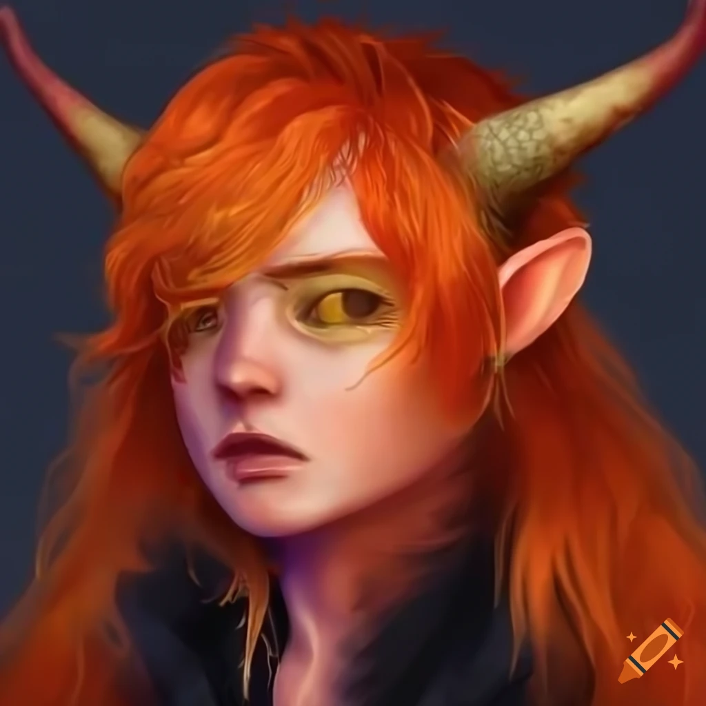 Art Of A Pink skinned Fantasy Creature With Red Hair On Craiyon art-of-a-pink-skinned-fantasy-creature-with-red-hair-on-craiyon