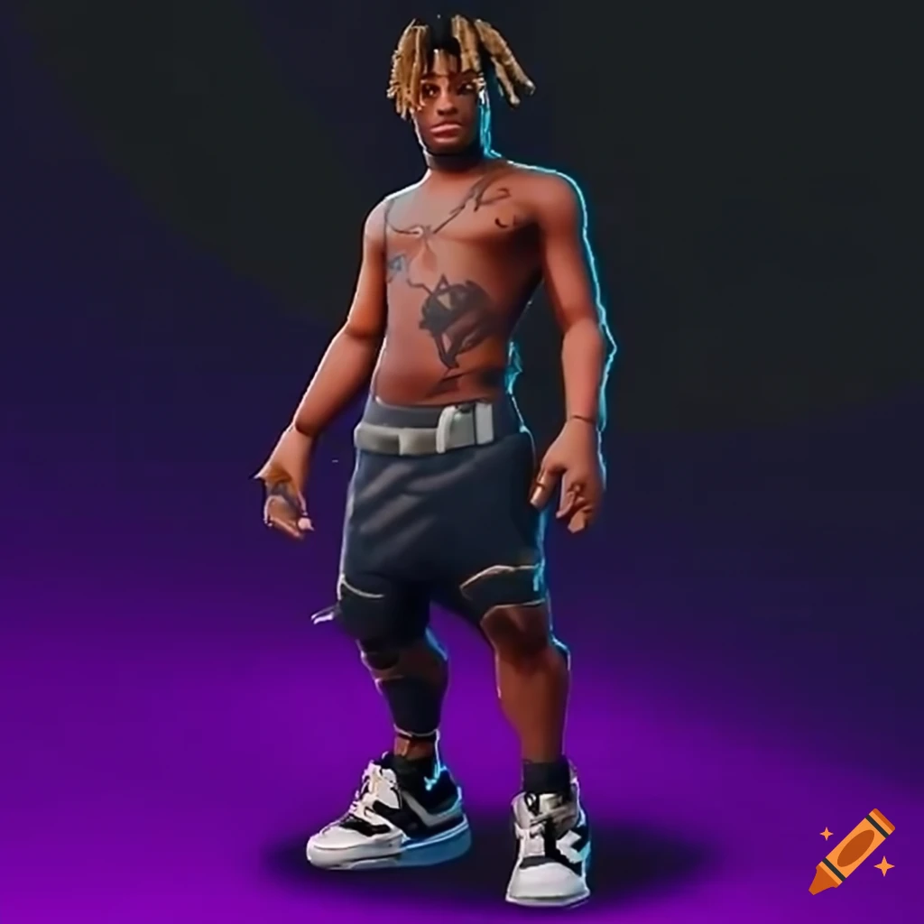 Fortnite Style Illustration Of Xxxtentacion On Craiyon
