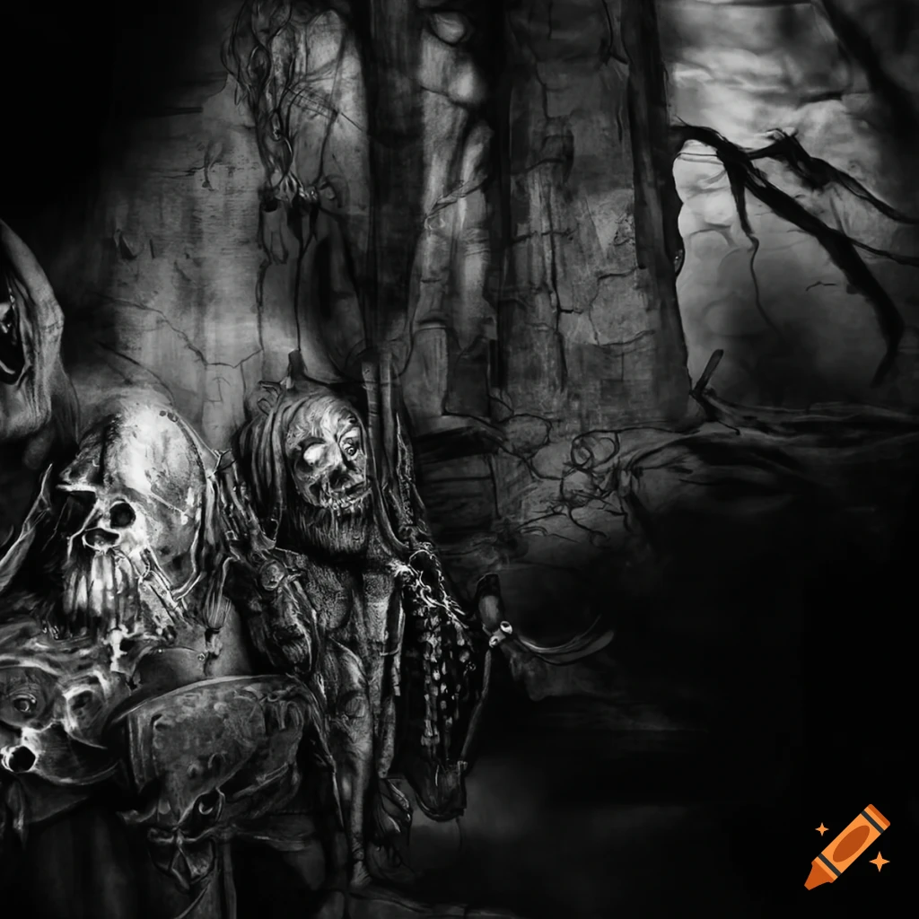 sinister undead shooter in album cover