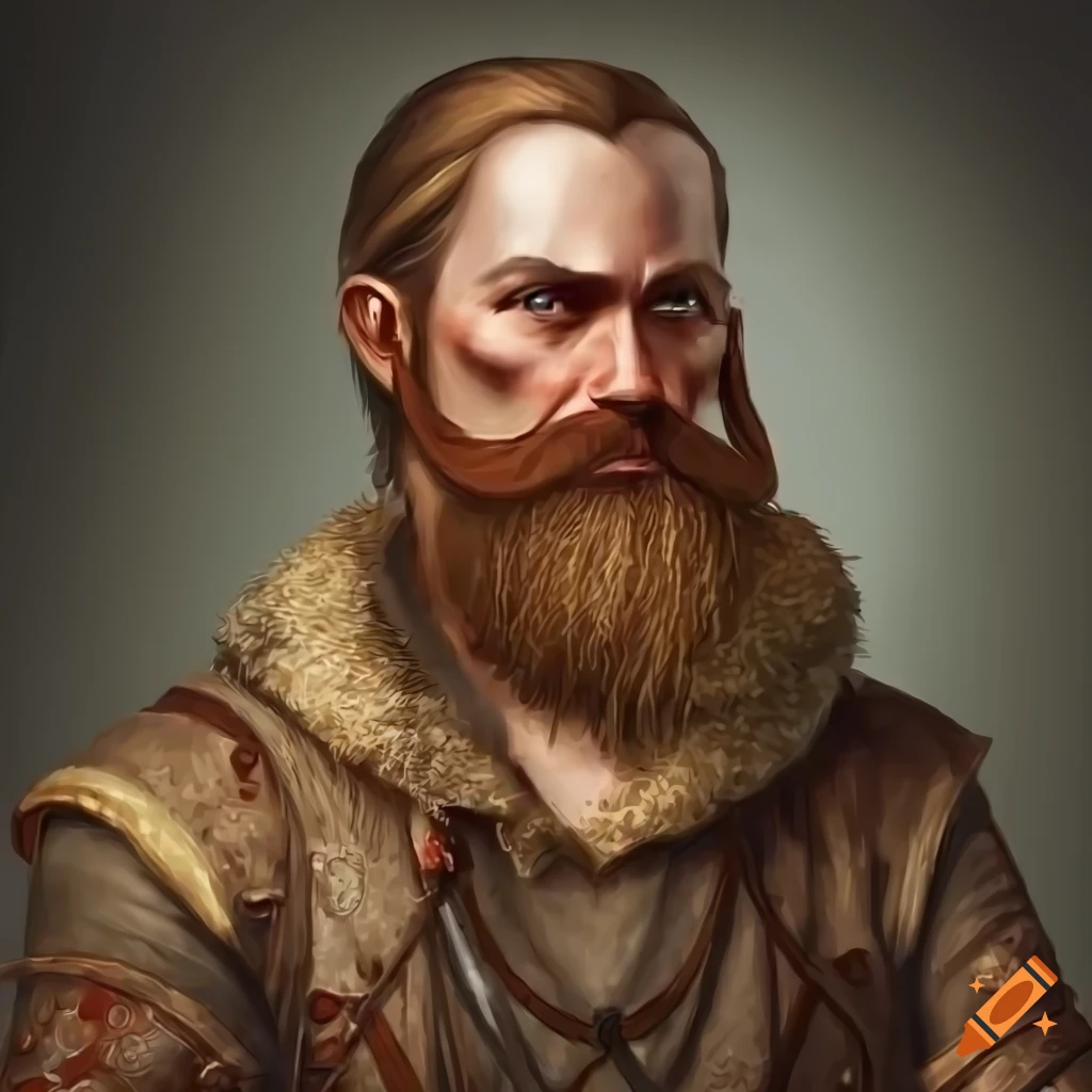 Portrait of a western slavic warrior