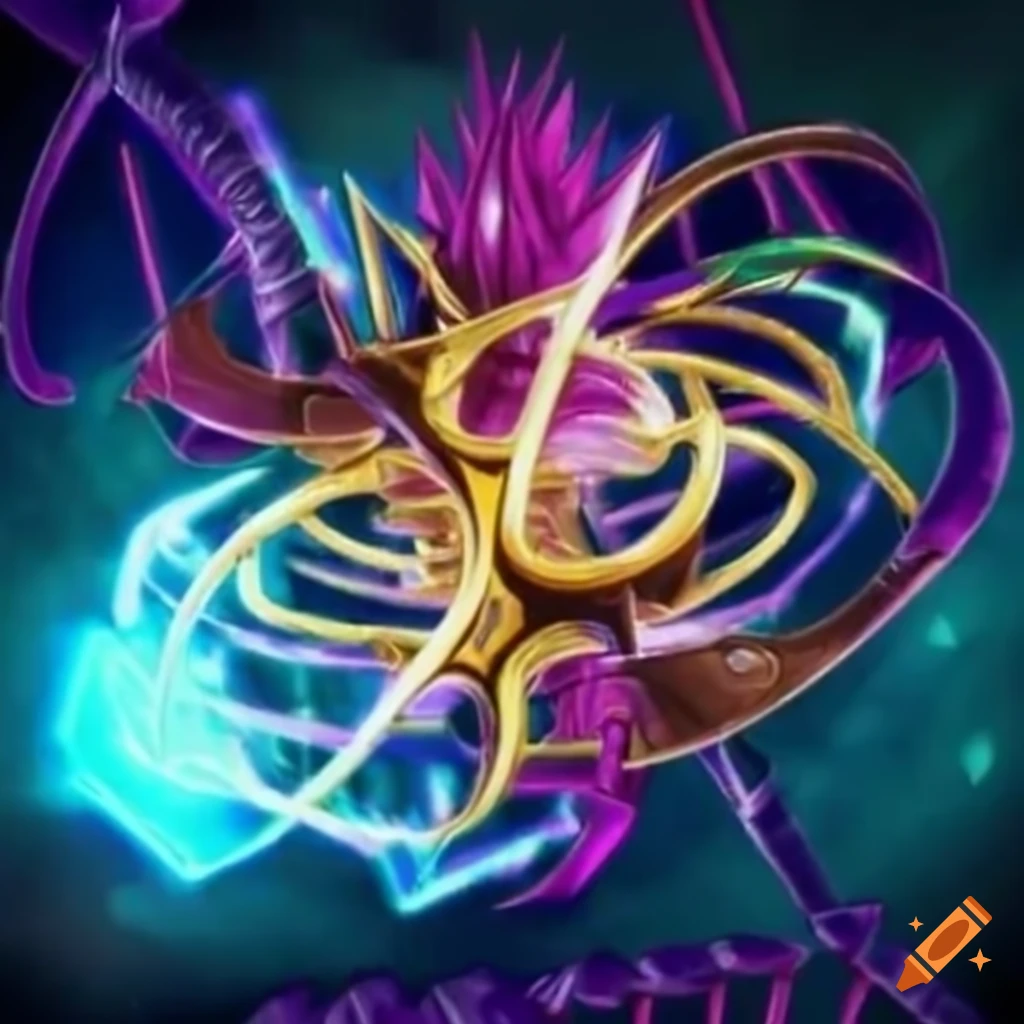 artwork-of-dna-themed-yugioh-fusion-spell-on-craiyon