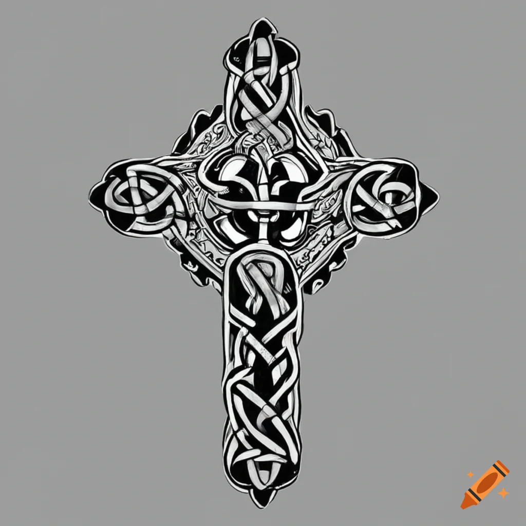 Celtic cross Christian cross Christianity, cross tattoo transparent  background PNG clipart | HiClipart