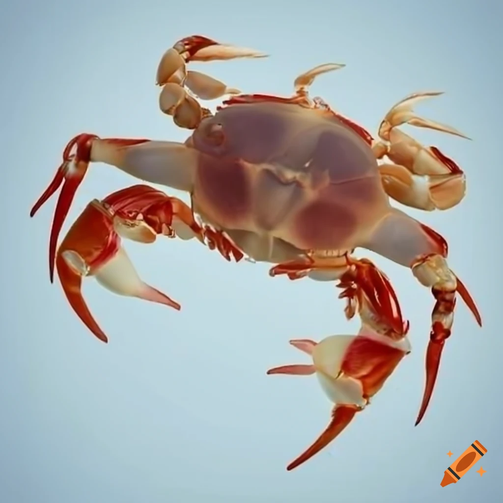 Closeup of crab muscle tissue