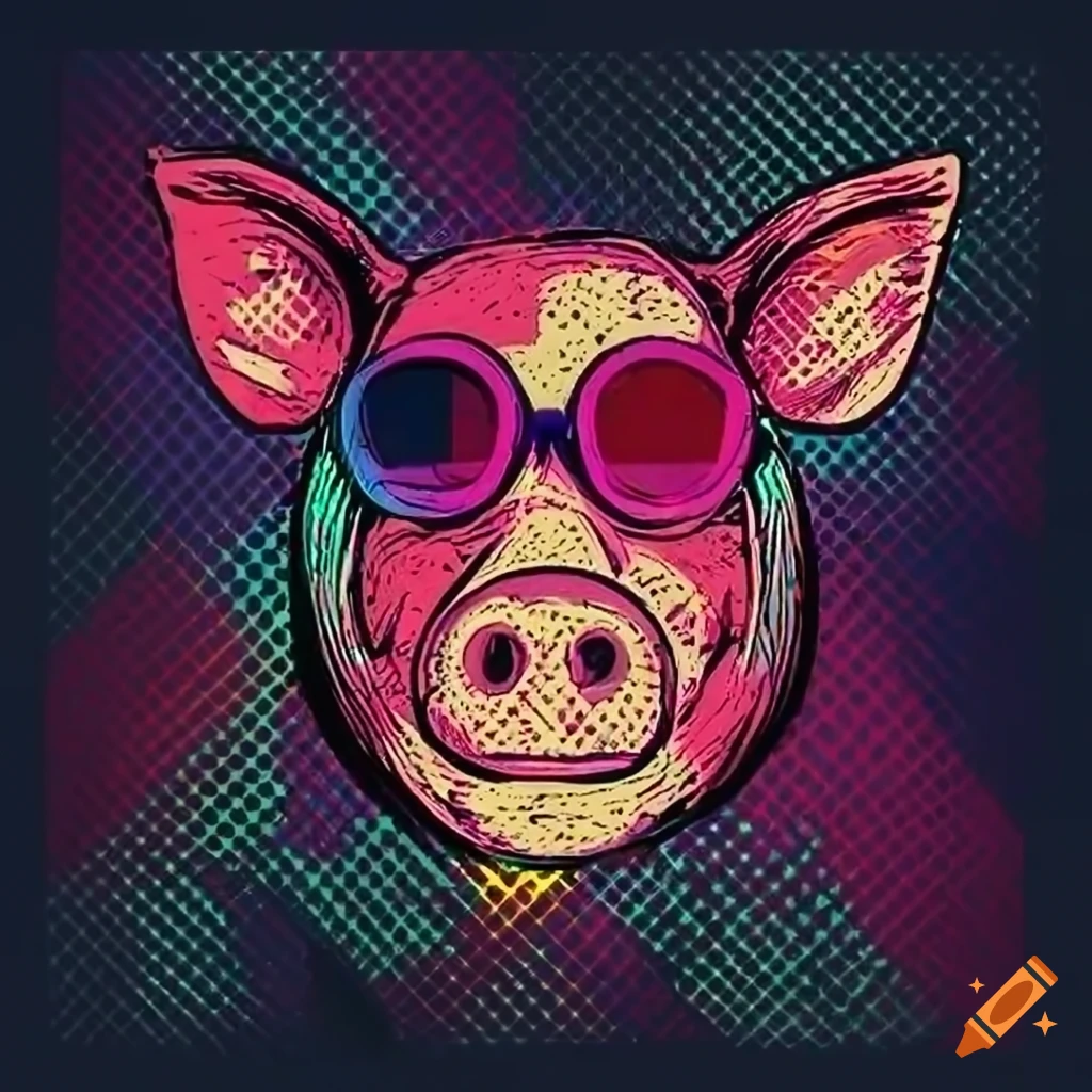 Pop Art Illustration Of A Guerrilla Pig On Craiyon pop-art-illustration-of-a-guerrilla-pig-on-craiyon