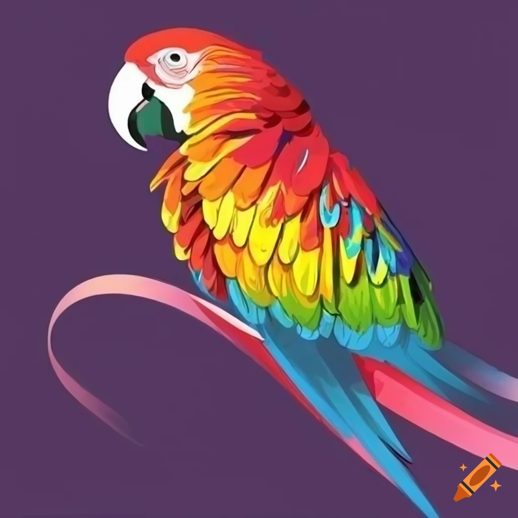 Colorful parrot bird png set | Free PNG - rawpixel