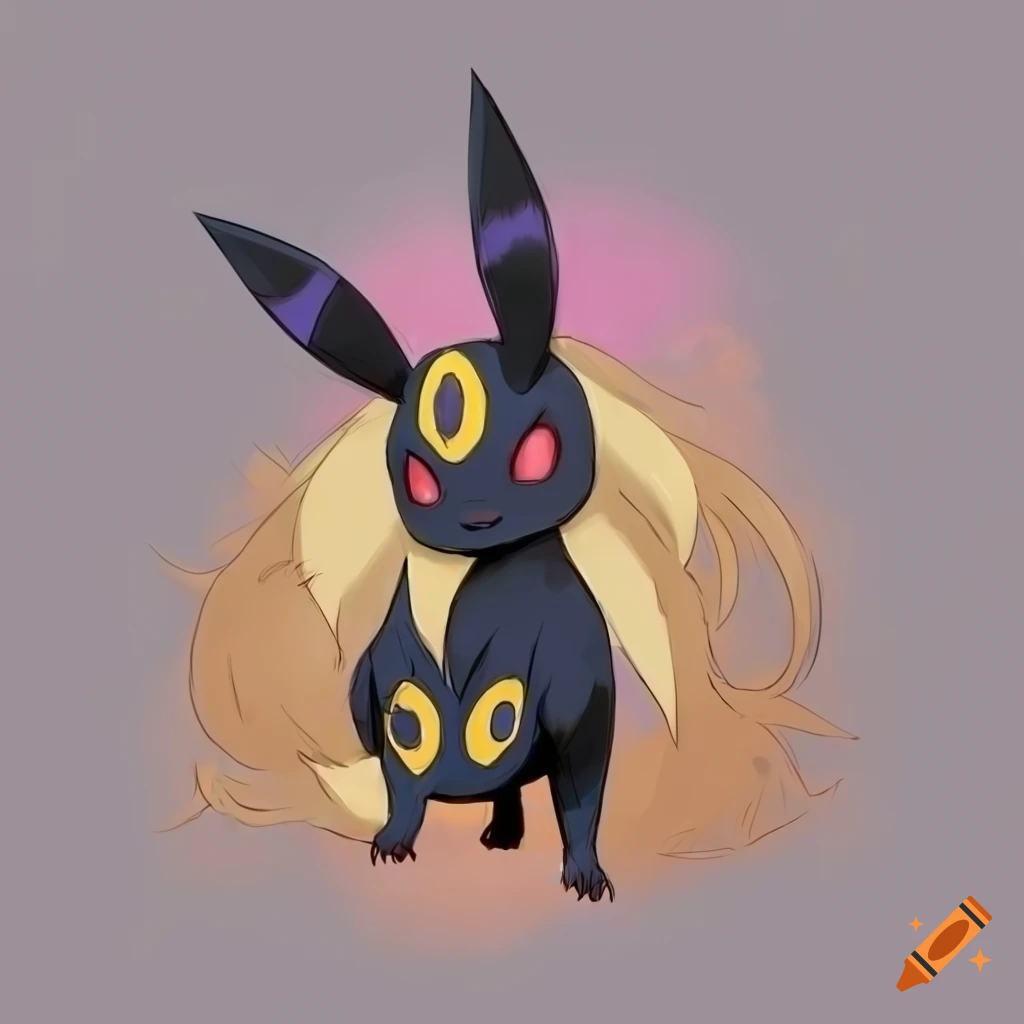 Eevee And Umbreon From Pok mon On Craiyon