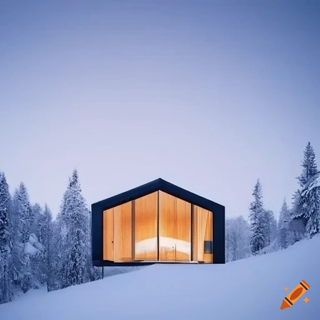 Nordic Style Cabin In Minimalist Architecture