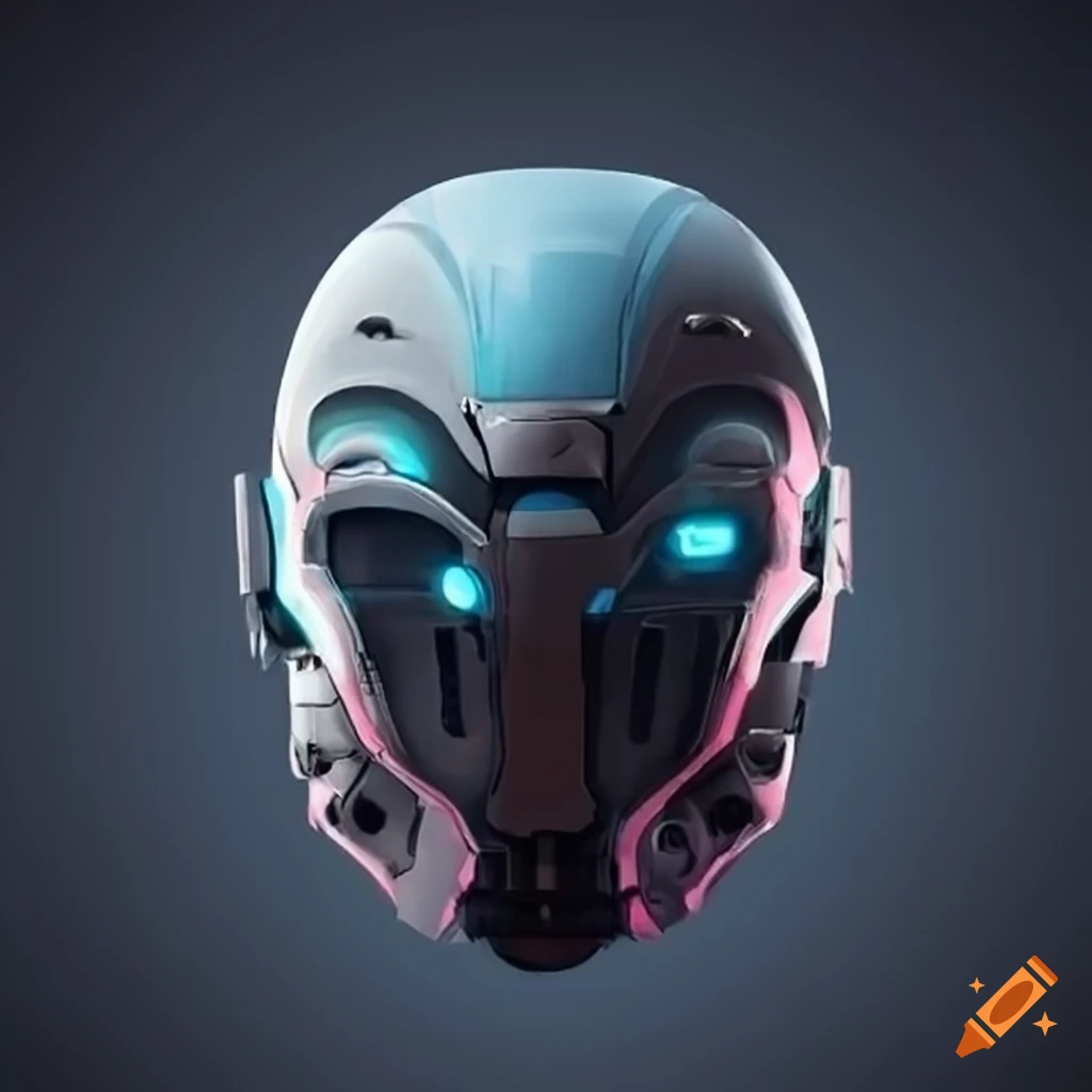 futuristic helmet
