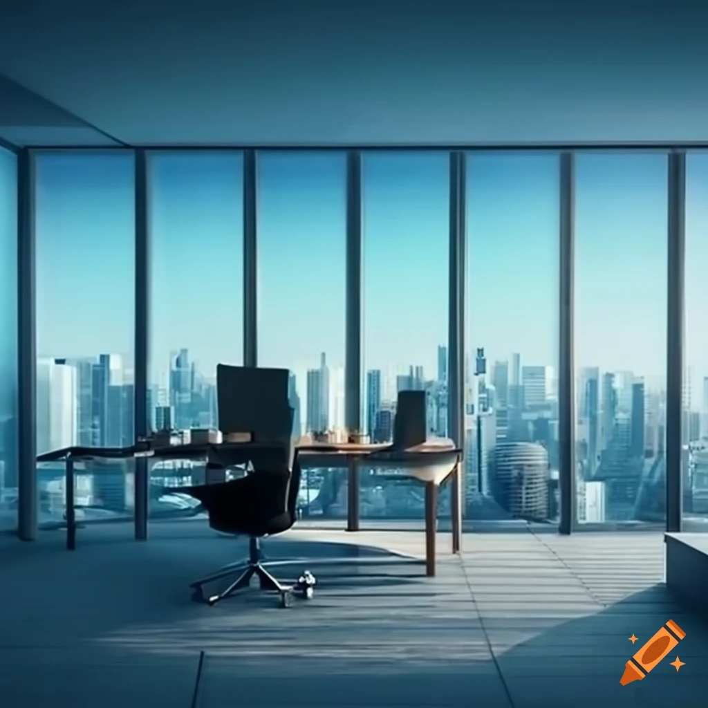 modern office in a skyscraper