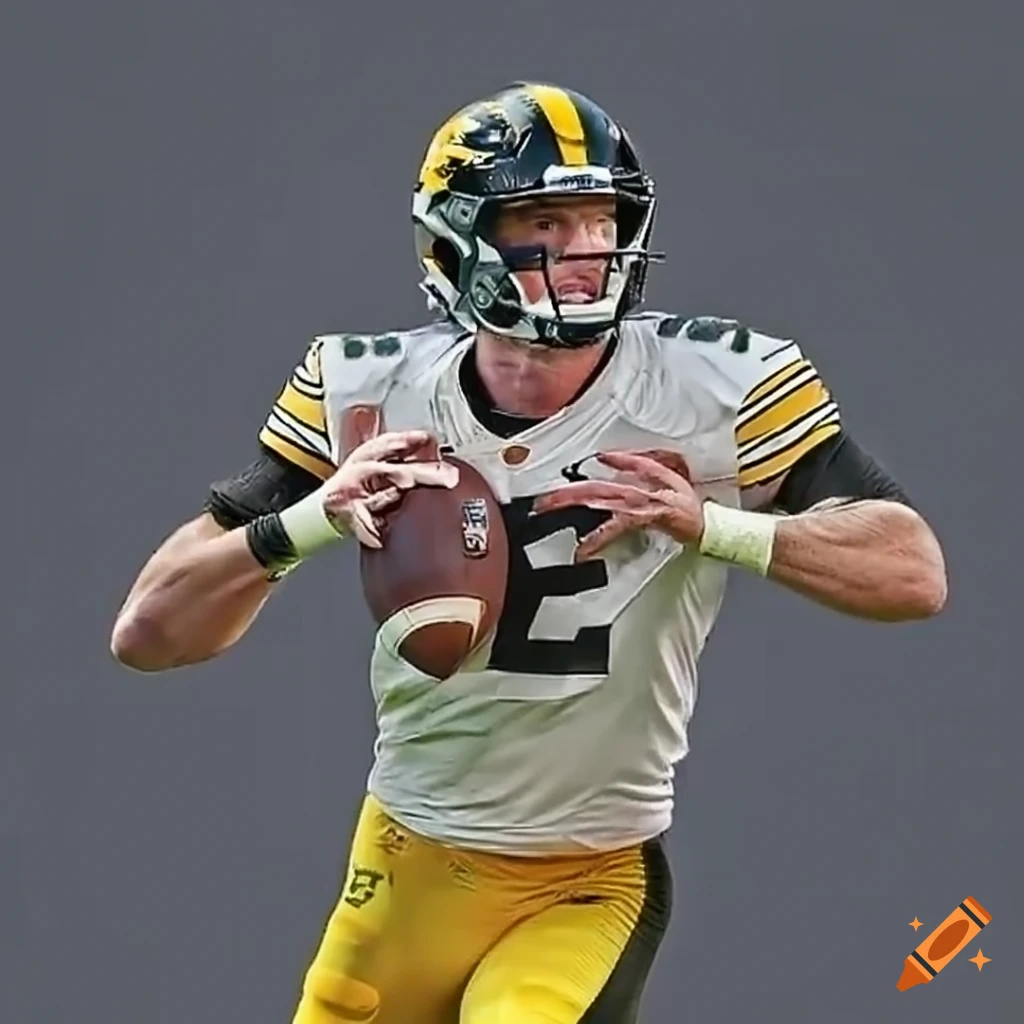 brad-banks-playing-for-iowa-hawkeyes-in-a-football-game-on-craiyon