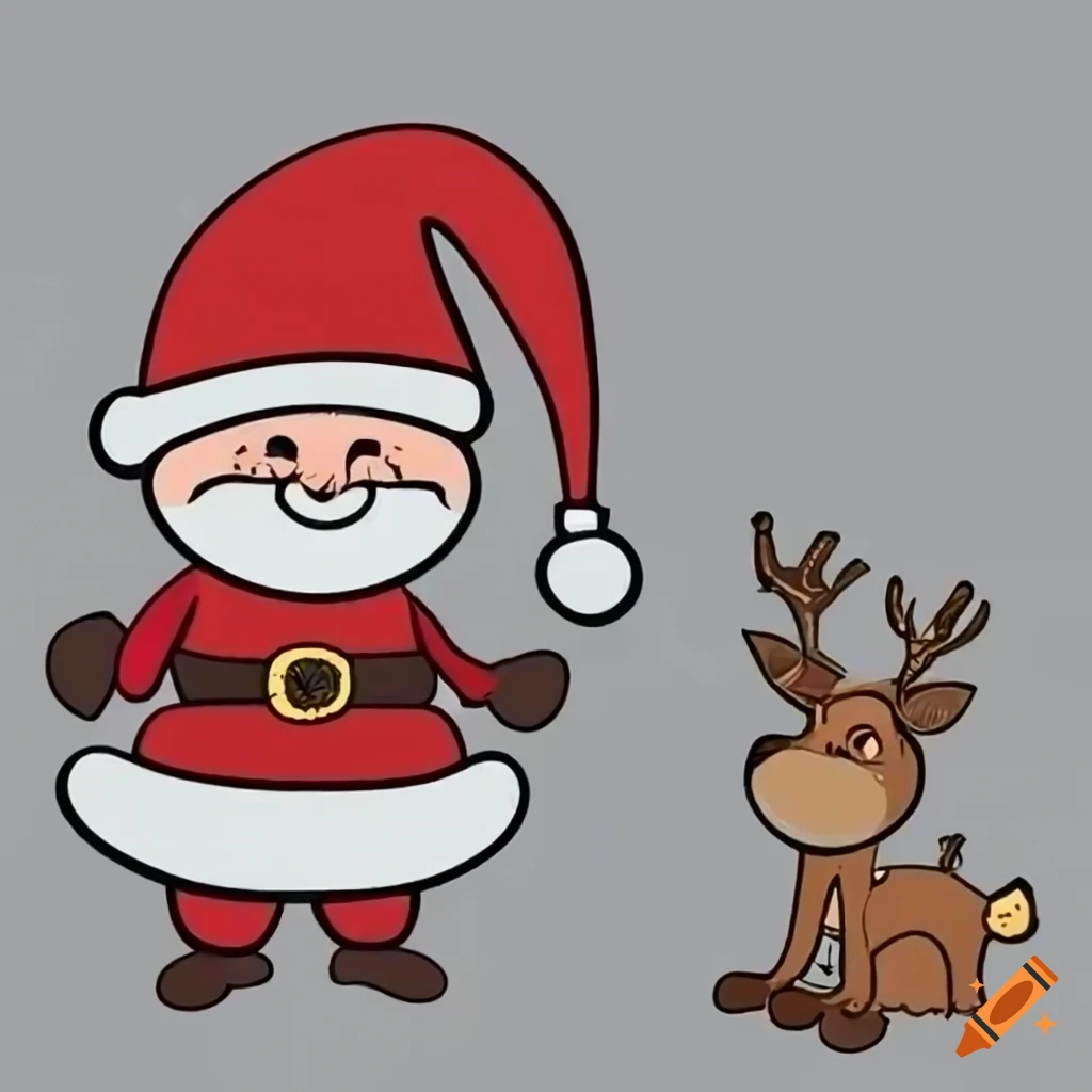 How To Draw Santa Claus Christmas Drawings, Easy Tutorial - Toons Mag-saigonsouth.com.vn