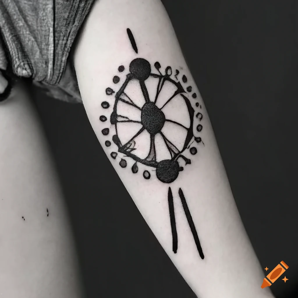 Tattoo uploaded by Alua Abdramanova • Minimalistic chakras as dots tattoo •  Tattoodo