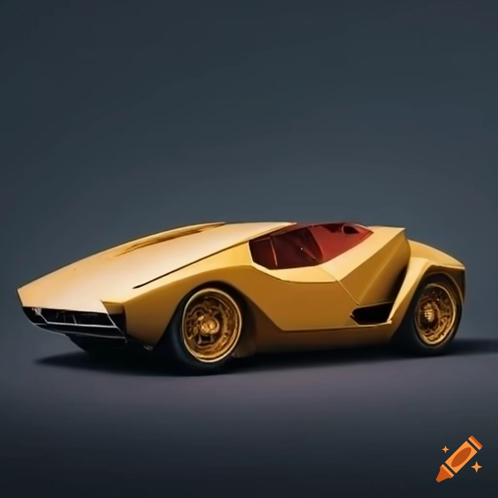 unique Lamborghini car shaped like a banana