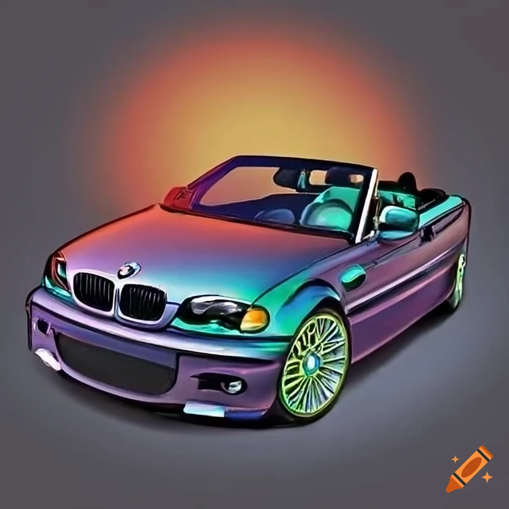 Artist impression of a boot build for a bmw e46 convertible