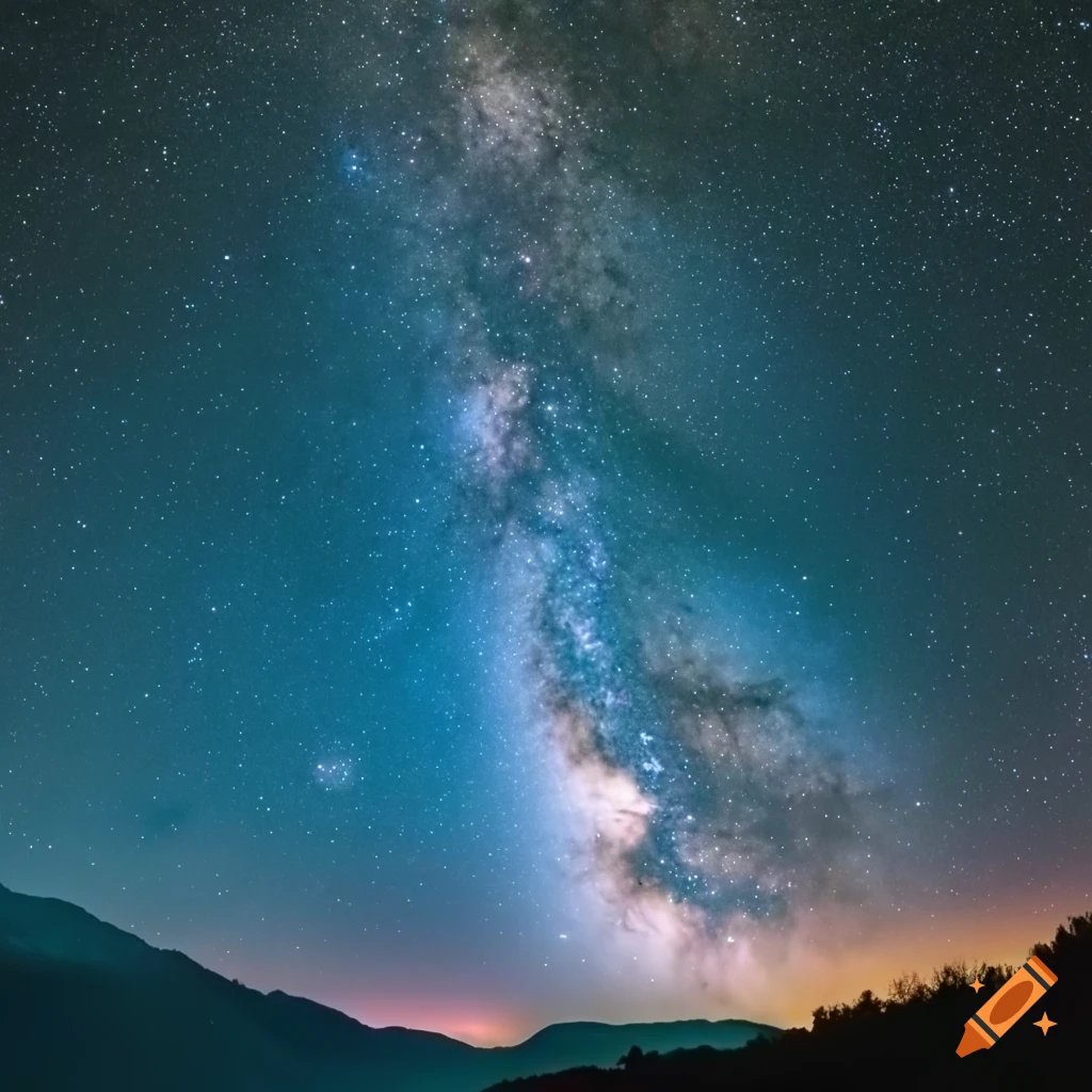 stunning night sky with the Milky Way in New Zealand