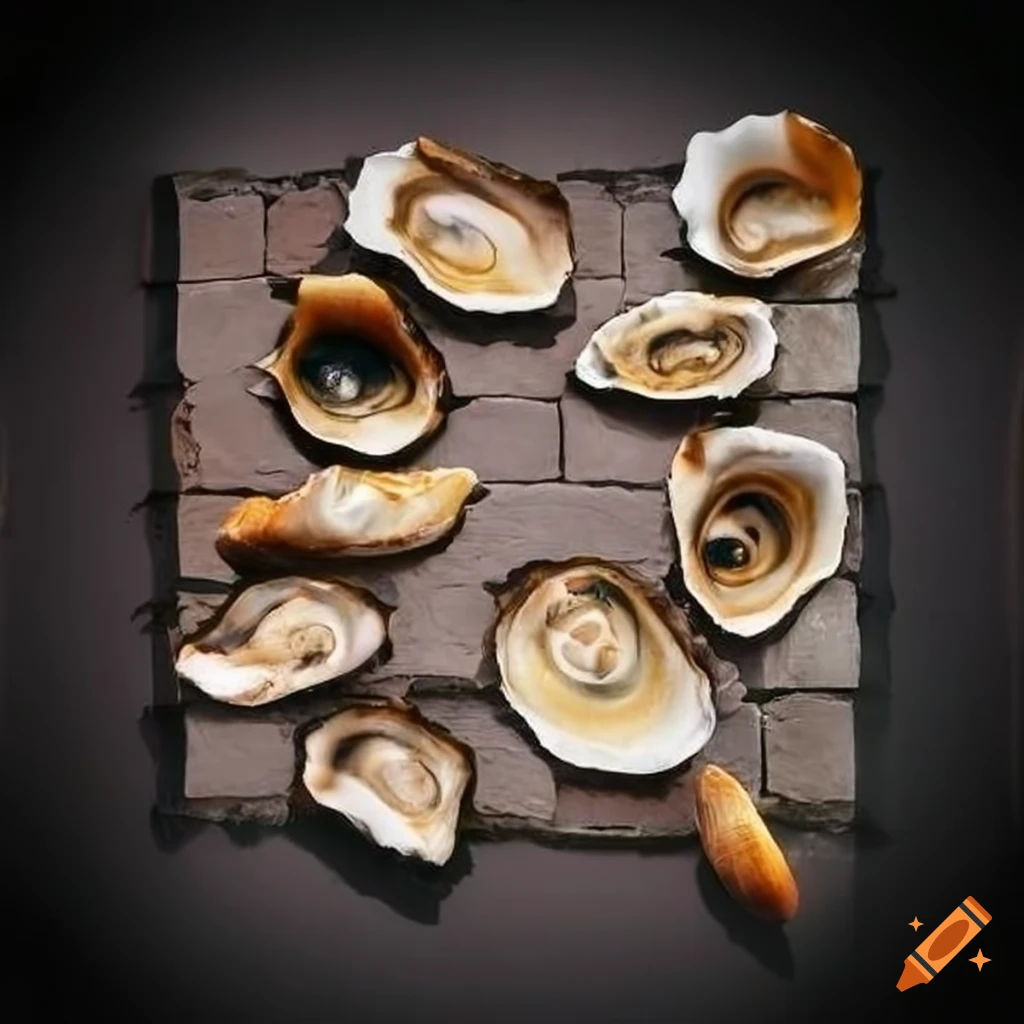 oyster shell topped fence