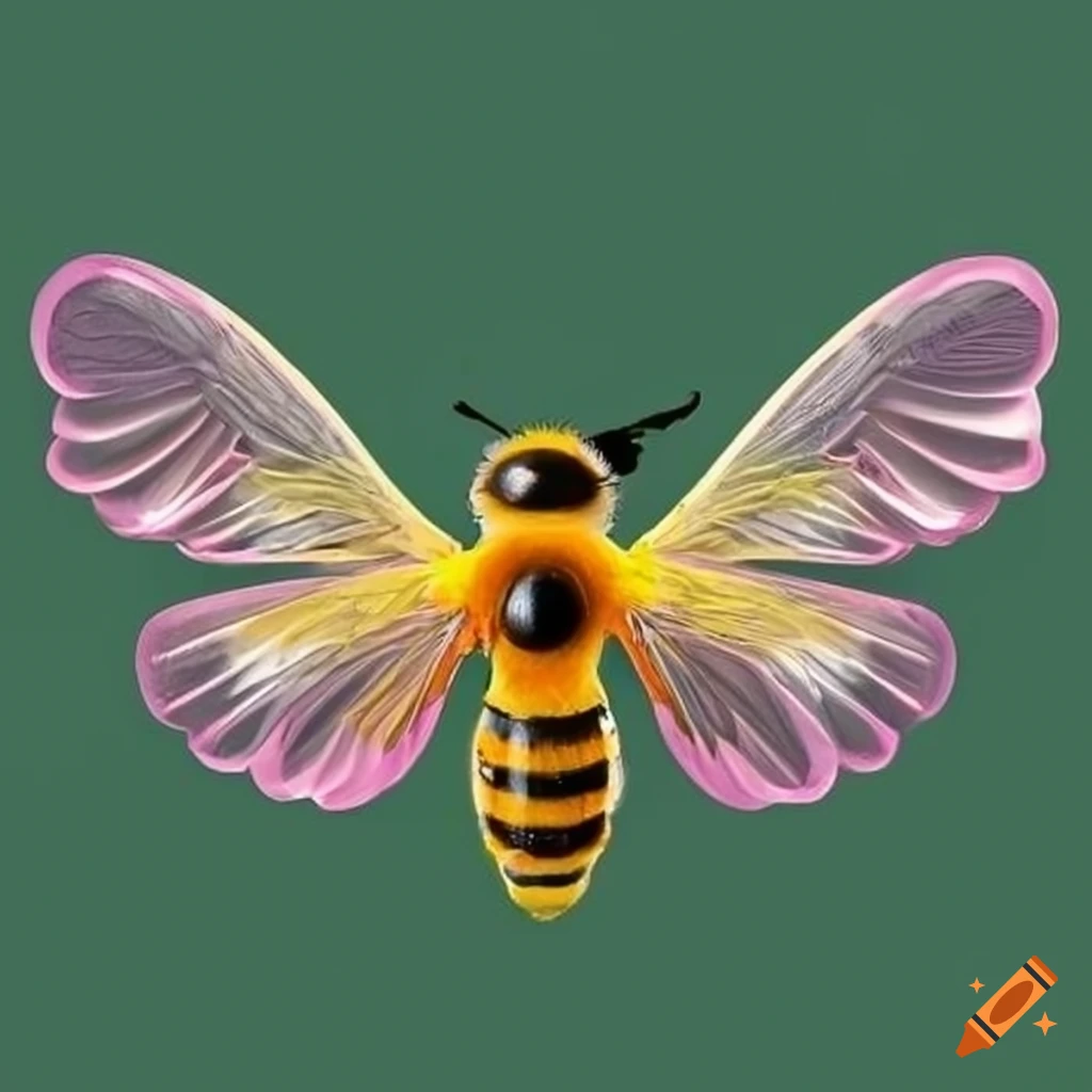 Top View Of A Bee With Wings Spread Out On Craiyon top-view-of-a-bee-with-wings-spread-out-on-craiyon