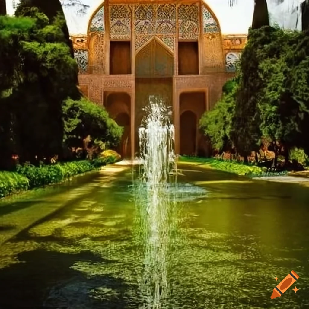 beautiful garden named Shiraz Eram Garden