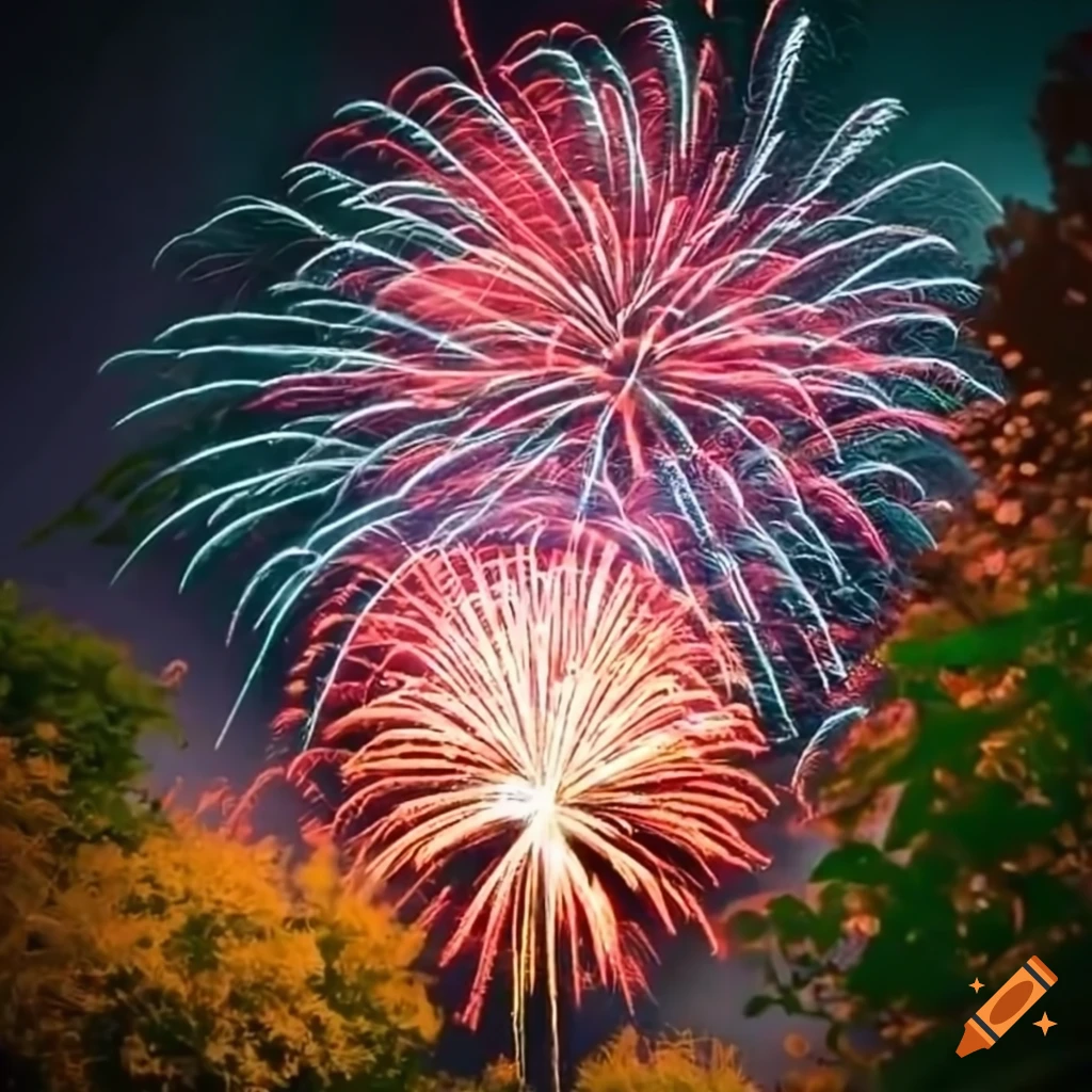 fireworks-display-in-a-beautiful-garden-on-craiyon