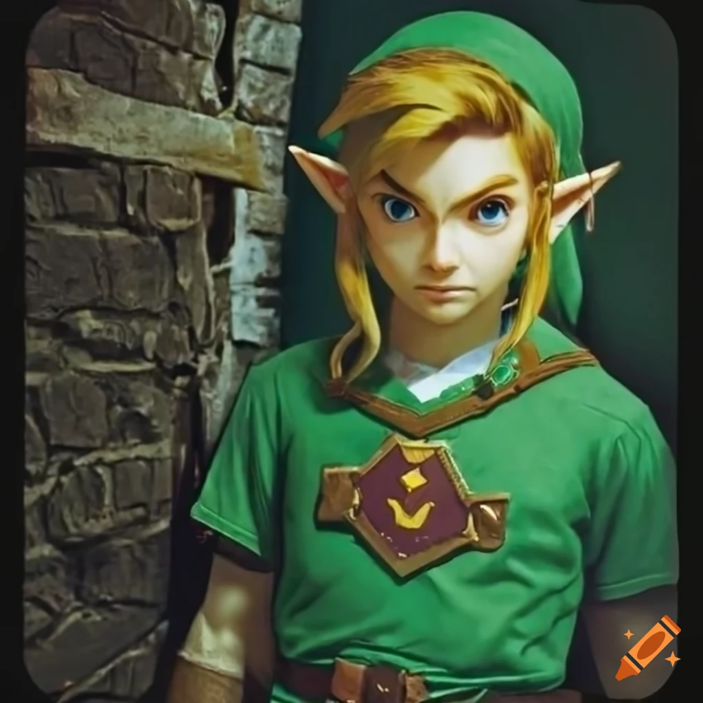 Photograph of link from legend of zelda on Craiyon