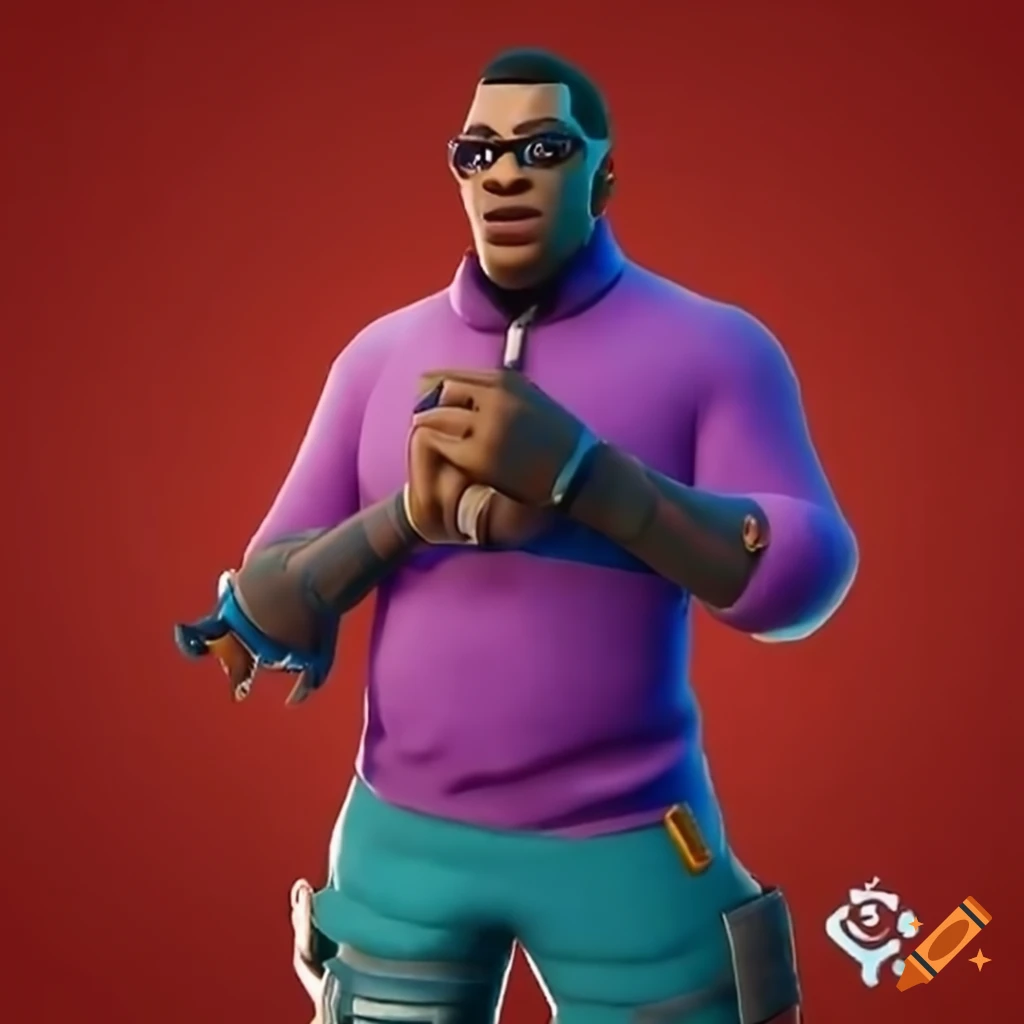 Kevin Gates In Fortnite Style On Craiyon