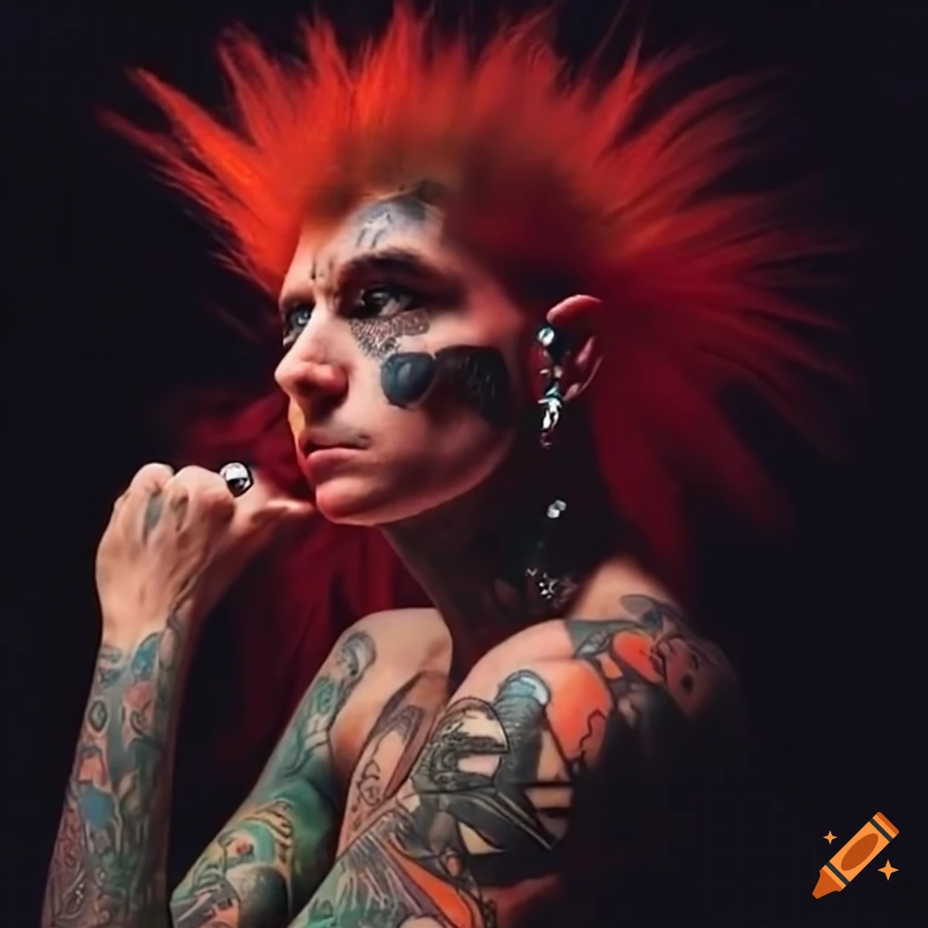 120+ Punk Tattoo Men Mohawk Stock Photos, Pictures & Royalty-Free Images -  iStock