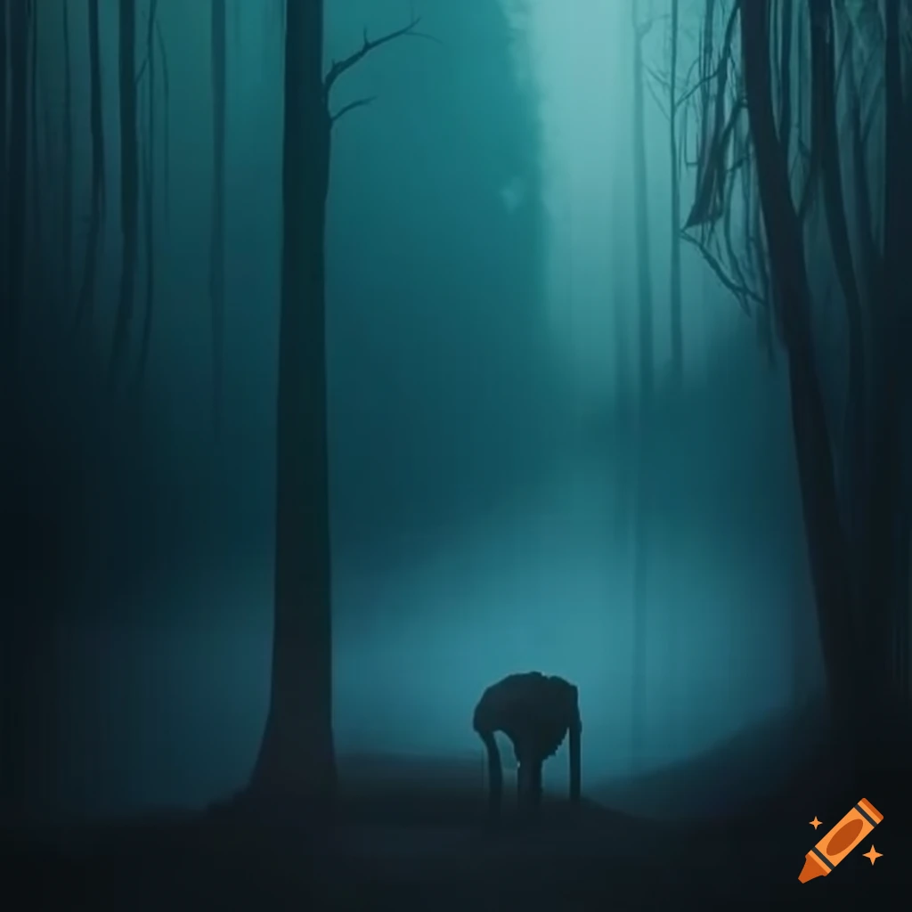 ethereal misty landscape