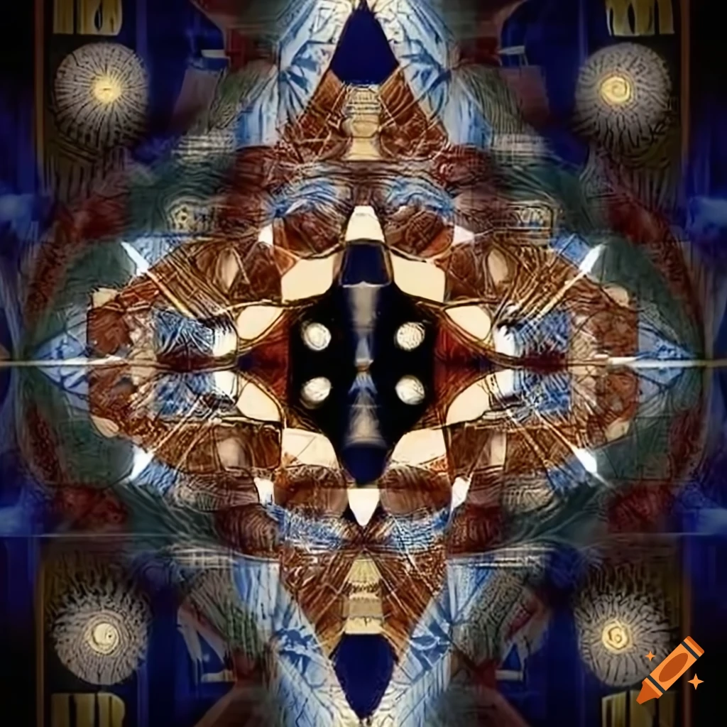 geometric pattern of sequential shapes