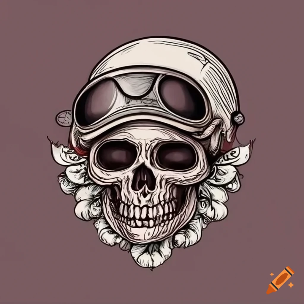 gigiodekor: diving helmet, skull