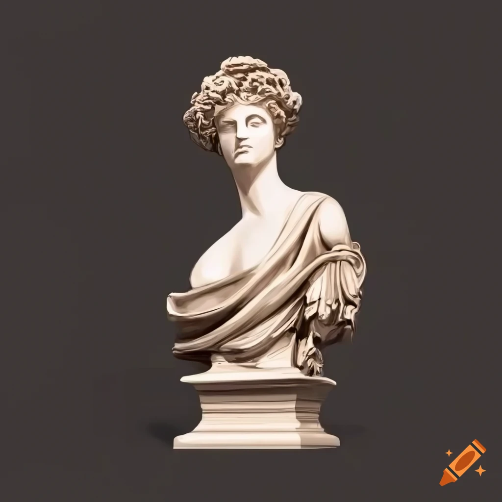 illustration of an Italian statue
